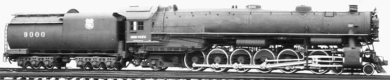 Паровозы Union Pacific Railroad 9000 - й серии 9000